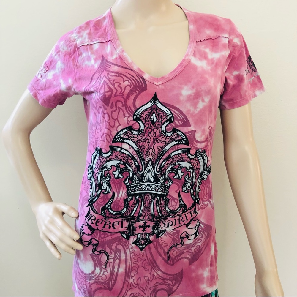 REBEL SPIRIT “A Royal Way of Life” Graphic Top
